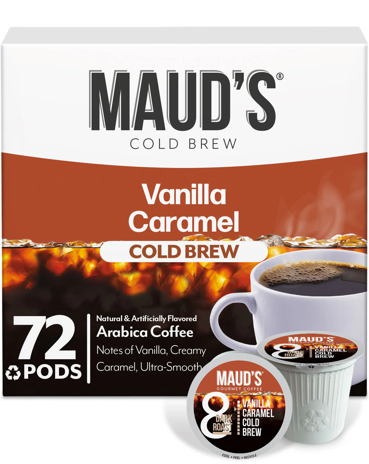 Maud's Vanilla Caramel Cold Brew Coffee Pods - Image 3