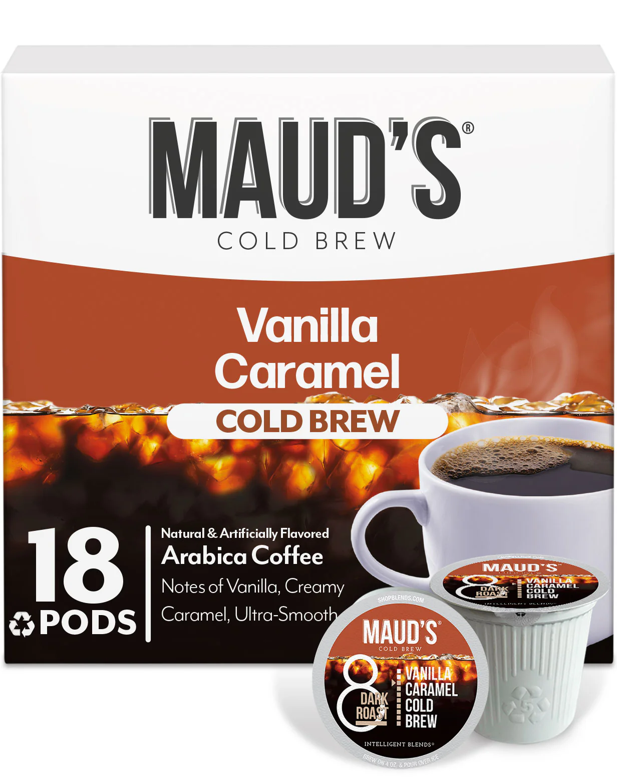 Maud's Vanilla Caramel Cold Brew Coffee Pods - Image 4