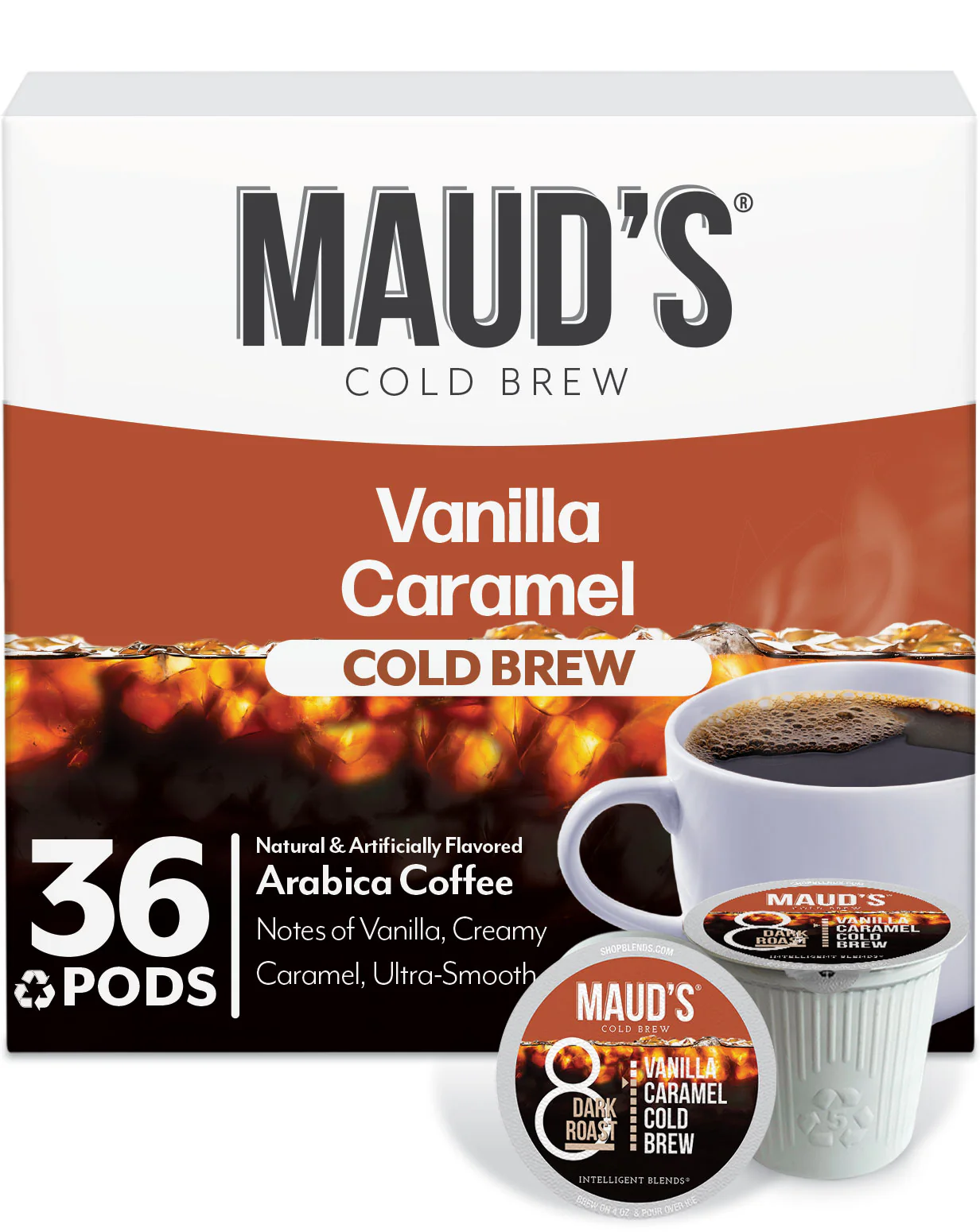 Maud's Vanilla Caramel Cold Brew Coffee Pods - Image 5